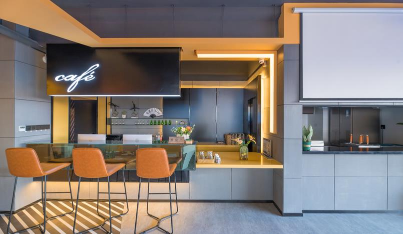 山東濰坊酒店裝飾裝修施工完工圖，濰坊酒店裝修公司裝修效果圖